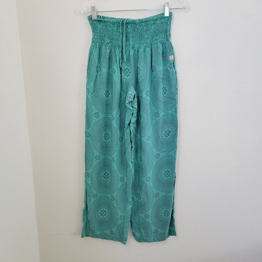 Paradise Island Harem Pants Yoga Ruched Boho Bohemian Fisherman Hippie OS Resort